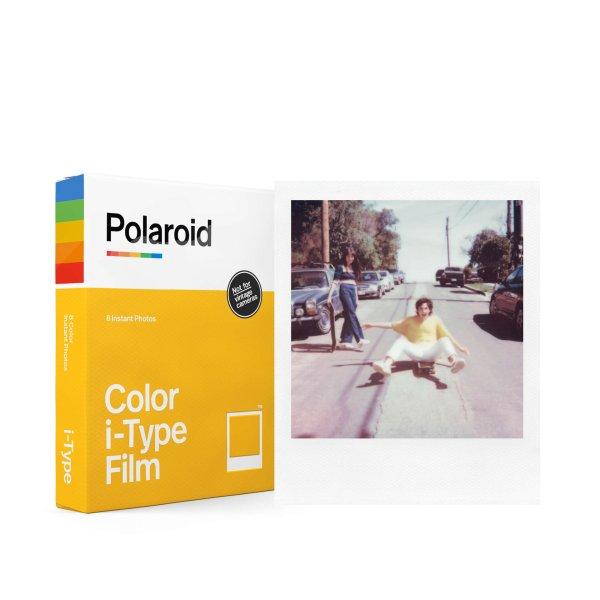 Polaroid színes i-Type Film, fotópapír fehér kerettel, új i-Type
kamerához, 8db instant fotó