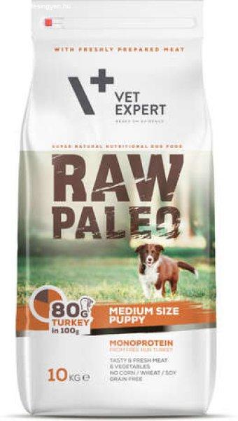 Raw Paleo Puppy Medium Monoprotein Turkey 10 kg