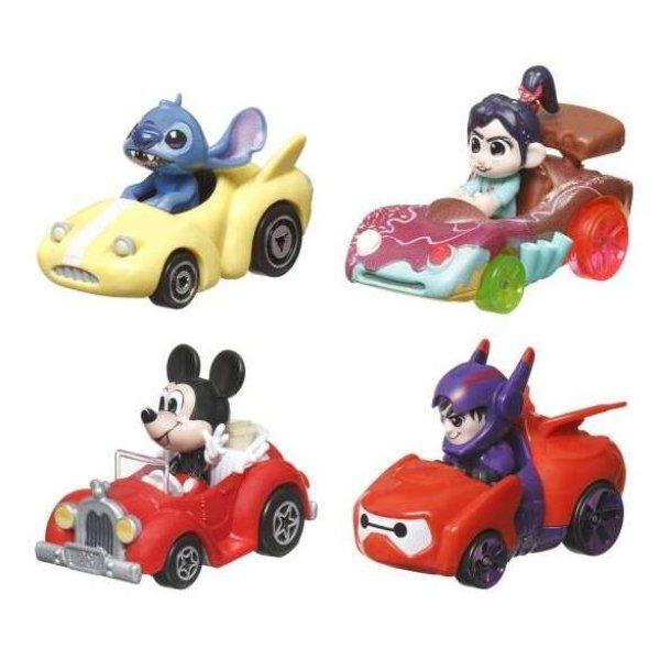 Hot Wheels: Disney Racer Verse kisautó csomag 4 db-os (HKD31) (HKD31)