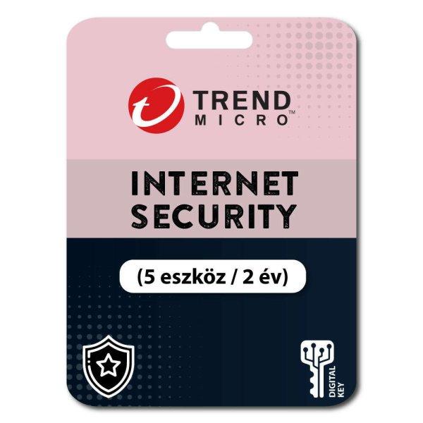 Trend Micro Internet Security (5 eszköz / 2 év) (Elektronikus licenc) 