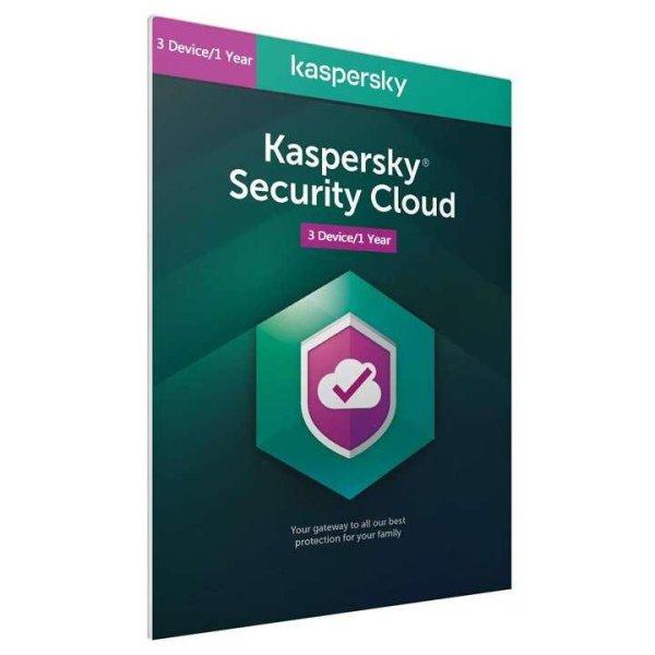 Kaspersky Security Cloud - 3 eszköz / 1 év KL1923OCCFS elektronikus licenc