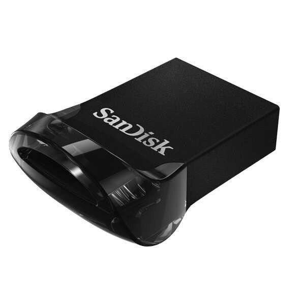 SanDisk Pendrive, 128GB Cruzer Fit Ultra (130 MB/s, USB 3.1, fekete)