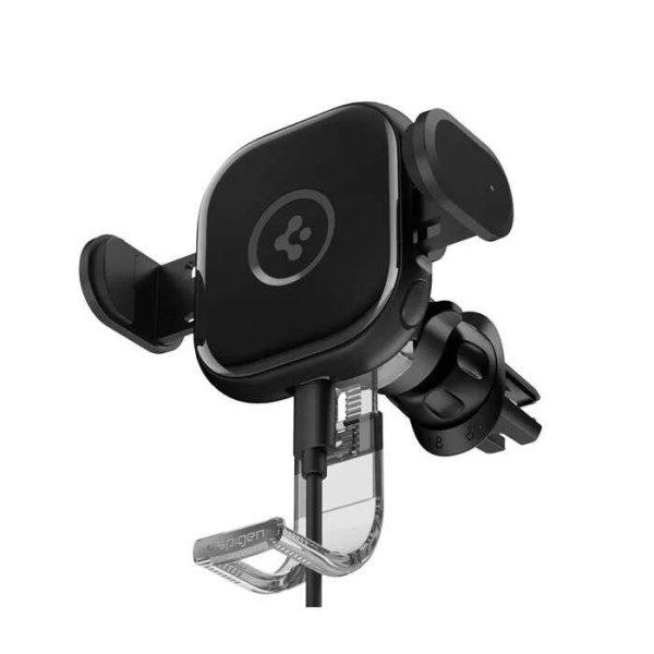 Spigen OneTap UTS12W Univerzális mobiltelefon autós tartó/töltő - Fekete
(ACP01279)