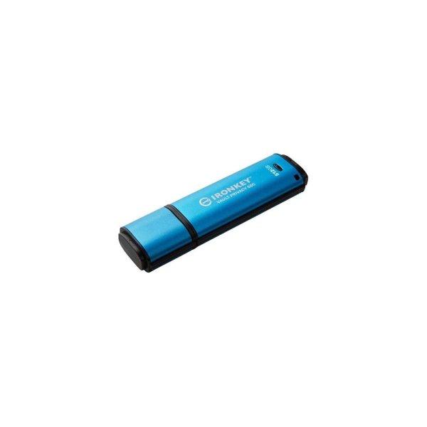 Kingston Technology IronKey Vault Privacy 50 USB flash meghajtó 512 GB USB
C-típus 3.2 Gen 1 (3.1 Gen 1) Fekete, Kék (IKVP50C/512GB)
