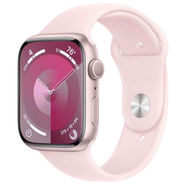 Apple Watch Series 9 GPS 45mm rózsaszín alumíniumtok, rózsaszín sportszíj
S/M méret (MR9G3QH/A) (MR9G3QH/A)