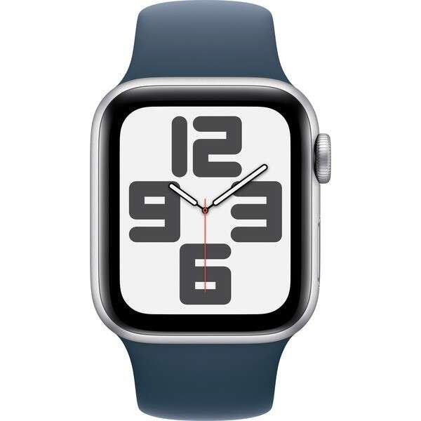 Apple Watch SE Aluminium Cellular 40mm Silber (Sportarmband sturmblau) S/M NEW
(MRGJ3QF/A)