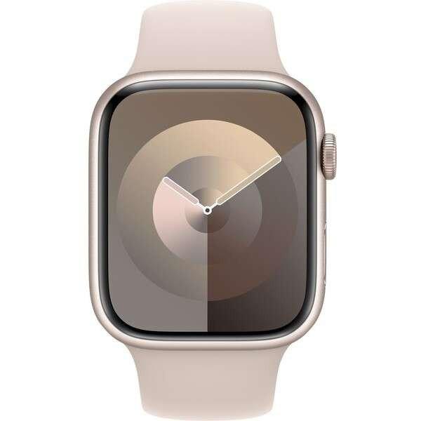 Apple Watch S9 Aluminium 45mm Polarstern (Sportarmband polarstern) S/M NEW
(MR963QF/A)