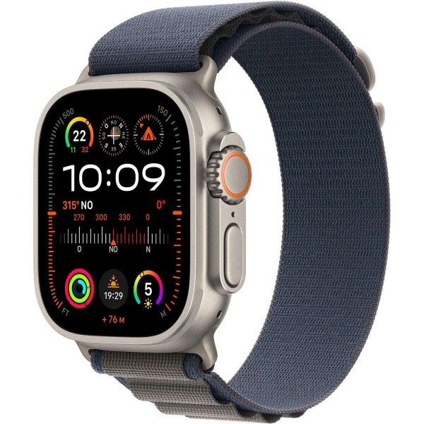 Apple Watch Ultra 2 Titanium Cellular 49mm (Alpine Loop blau) Small NEW
(MREK3FD/A)