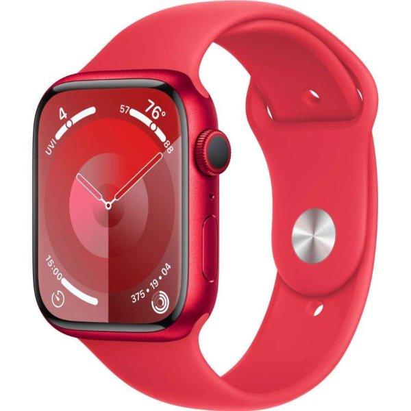 Apple Watch Series 9 GPS 45mm piros alumíniumtok, piros sportszíj M/L méret
(MRXK3QF/A) (MRXK3QF/A)