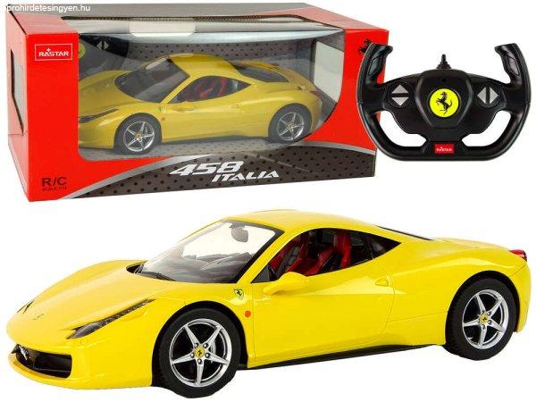 Autó R/C Ferrari Italia 1:14 Rastar sárga 15264