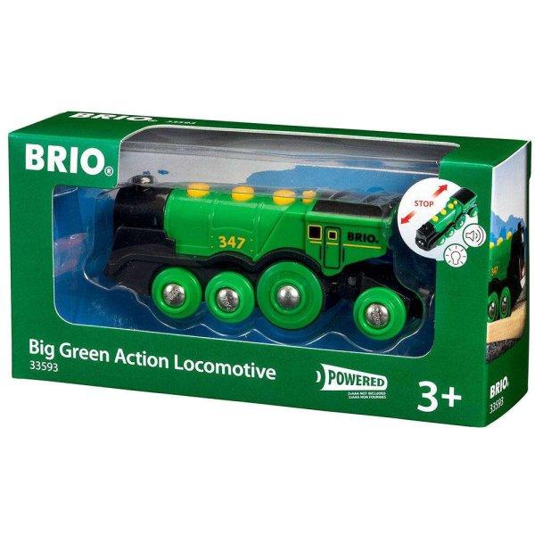 Brio 33593 Zöld Action Lokomotív