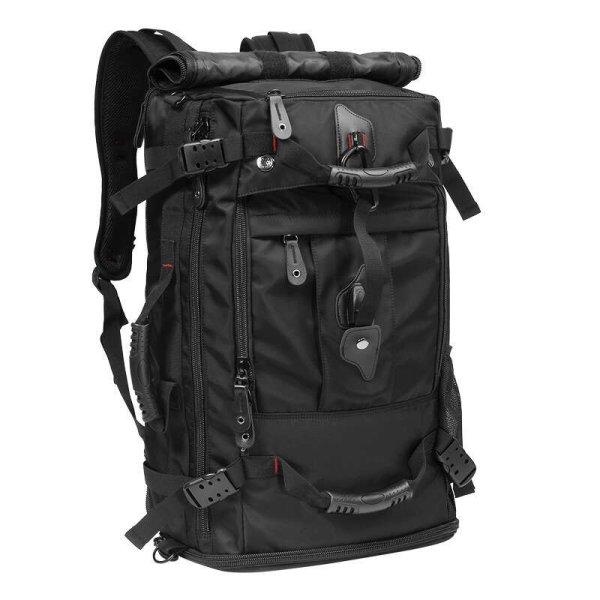 Dollcini, Utazási hátizsák, kézi hátizsák, strapabíró átalakítható
táska, 15, 6 hüvelykes laptoptáskához, túrázáshoz, utazáshoz, üzleti,
fekete