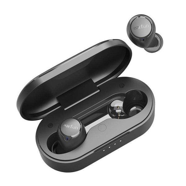 EarFun Free 1S True Wireless vezeték nélküli bluetooth fülhallgató, fekete