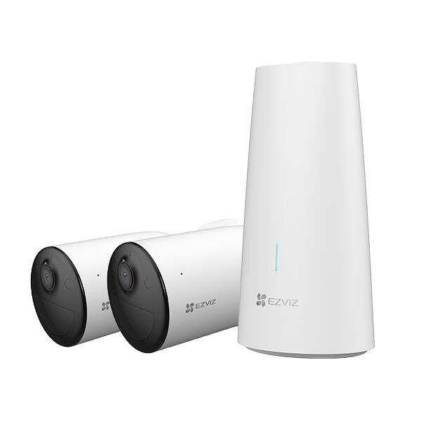 EZVIZ HB3-Halow kit bázisállomás + 2db IP kamera (CS-HB3-B2) (CS-HB3-B2)