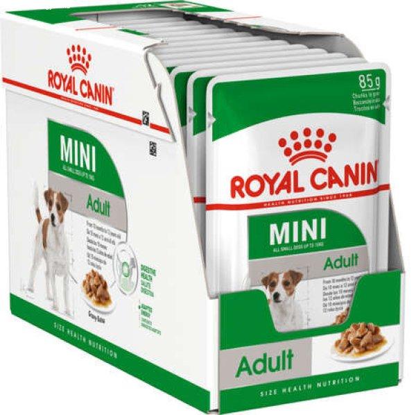 Royal Canin Mini Adult - Nedves táp kistestű felnőtt kutya részére (48 x 85
g) 4.08 kg