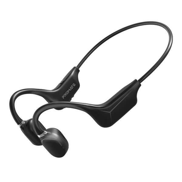 Promate Fülhallgató, RIPPLE (Open-Ear, BTv5.0, 40mm driver, 200mAh, fekete)