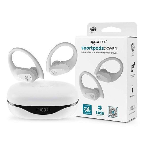 Boompods TWS Bluetooth sztereó headset v5.0 + töltőtok - Boompods Sportpods
Ocean TWS with Charging Case - fehér (SPOWHT)