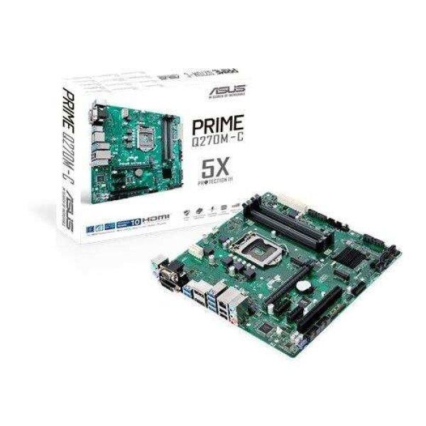 ASUS PRIME Q270M-C Intel® Q270 LGA 1151 (H4 aljzat) Micro ATX (PRIME Q270M-C)