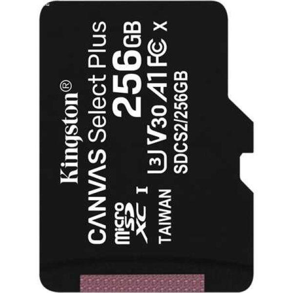 Kingston 256GB Canvas Select Plus Class 10 UHS-1 microSDXC memóriakártya
Single Pack (SDCS2/256GBSP)