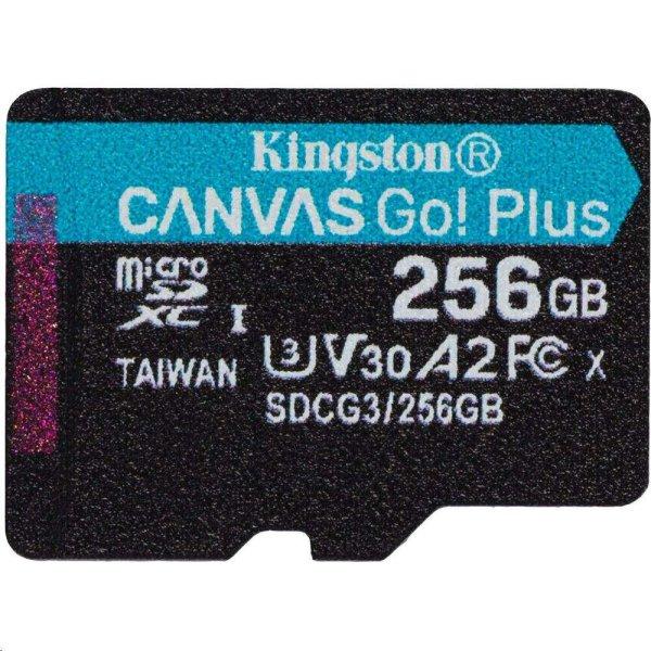 256GB microSDXC Kingston Canvas Go! Plus UHS-I U3 V30 A2 (SDCG3/256GBSP)
(SDCG3/256GBSP)