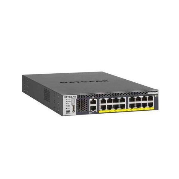 NETGEAR M4300-16X Vezérelt L3 10G Ethernet (100/1000/10000)
Ethernet-áramellátás (PoE) támogatása 1U Fekete (XSM4316PA-100NES)