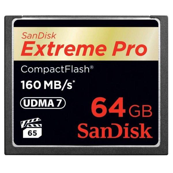 64GB Compact Flash Sandisk Extreme Pro (SDCFXPS-064G-X46 / 123844)
(SDCFXPS-064G-X46 / 123844)