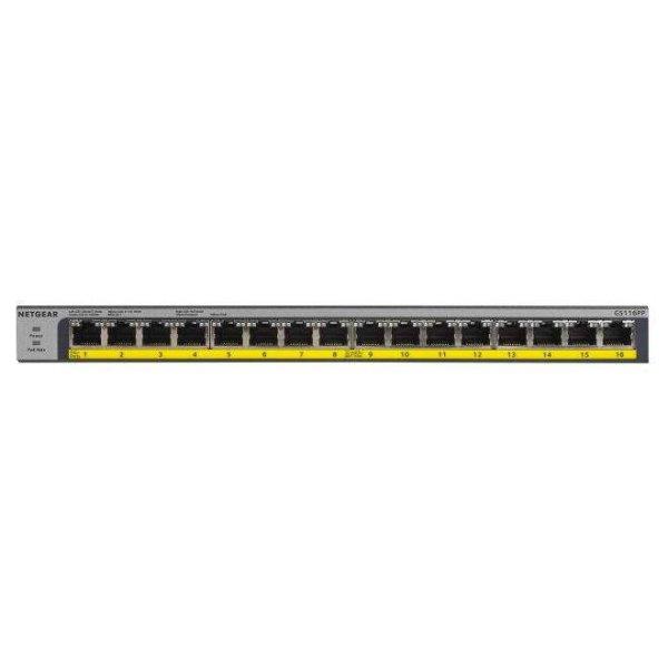 Netgear GS116PP-100EUS 1000Mbps 16 portos PoE switch (GS116PP-100EUS)