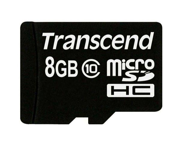Transcend 8GB microSDHC10 Card Class10
