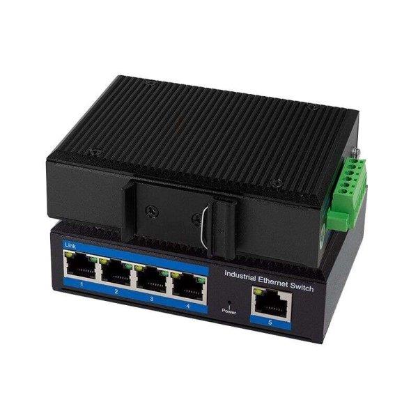 LogiLink Industrial 5 portos Gigabit Ethernet PoE switch (NS202P) (NS202P)