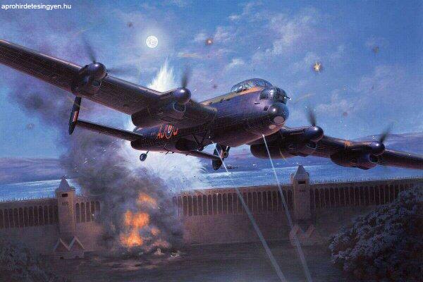 Revell Avro Lancaster Dambusters repülőgép műanyag modell (1:72)