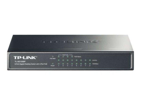 LAN Tp-Link Switch Gigabit Desktop 8+4 port - TL-SG1008P