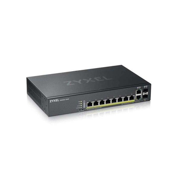 Zyxel GS2220-10HP-EU0101F Vezérelt L2 Gigabit Ethernet (10/100/1000) PoE Fekete
switch