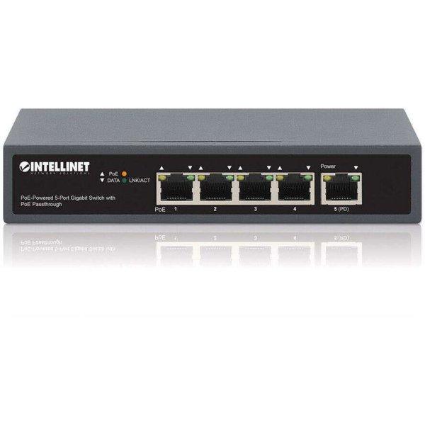Intellinet 561808 hálózati kapcsoló Gigabit Ethernet (10/100/1000)
Ethernet-áramellátás (PoE) támogatása (561808)