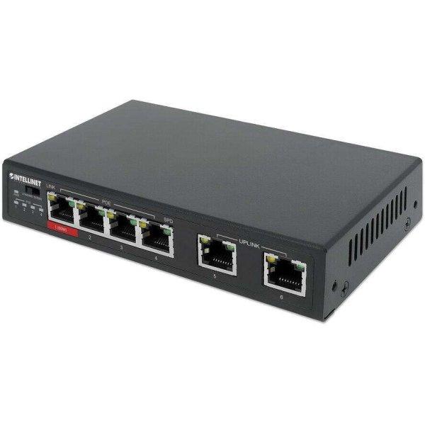 Intellinet 561686 hálózati kapcsoló Fast Ethernet (10/100)
Ethernet-áramellátás (PoE) támogatása Fekete (561686)