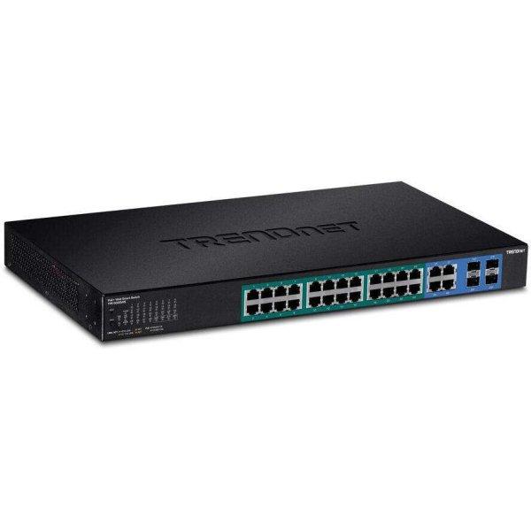 TRENDnet Switch 28 Port Gbit Managed PoE+ 370W WebSmart 19