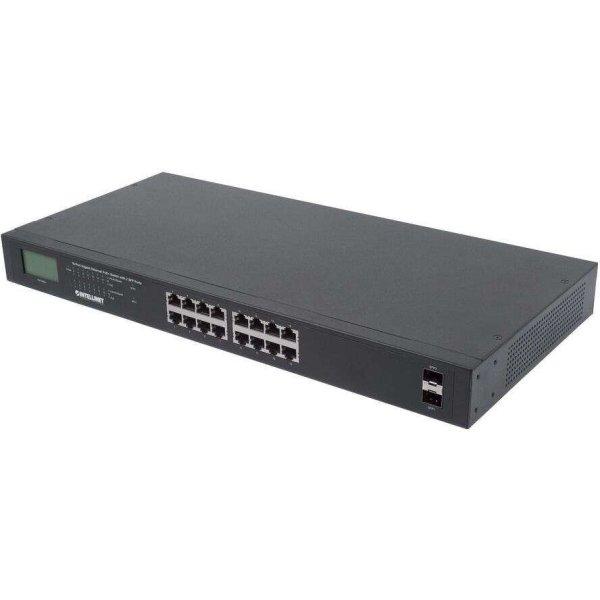 Intellinet 561259 hálózati kapcsoló Beállítást nem igénylő (unmanaged)
Gigabit Ethernet (10/100/1000) Ethernet-áramellátás (PoE) támogatása Fekete
(561259)