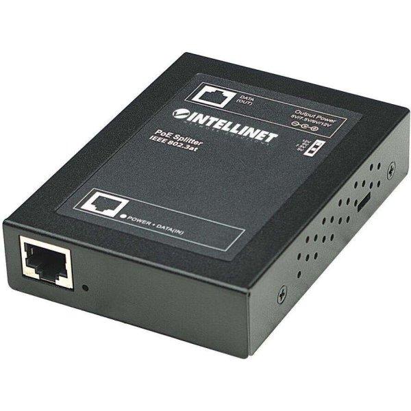 Intellinet 560443 hálózati elosztó Fekete Ethernet-áramellátás (PoE)
támogatása (560443)