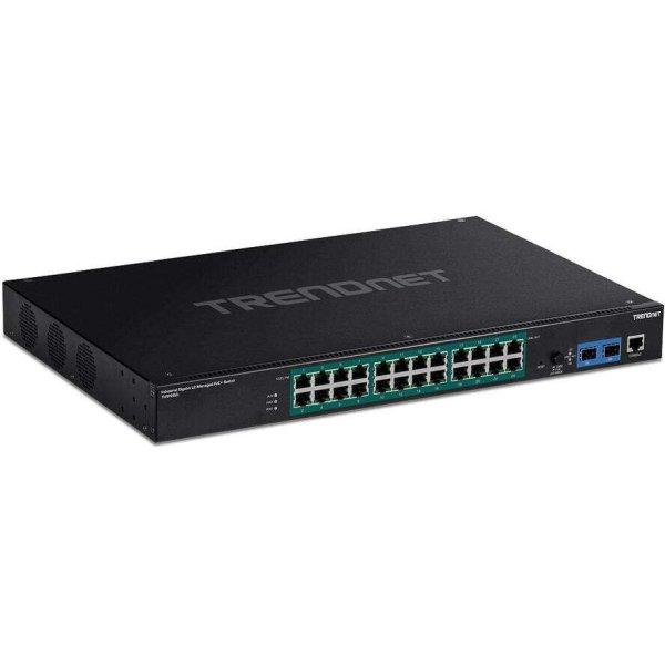 TRENDnet 26-Port Industr. Gigabit L2 Managed PoE+ Rackmount (TI-RP262i)