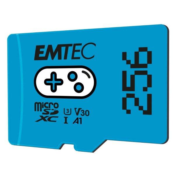 Emtec 256GB Gaming microSDXC UHS-I U3 V30 A1/A2 Memóriakártya
(ECMSDM256GXCU3G)
