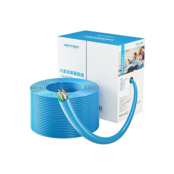 Vention IHBL305 UTP CAT6 Installációs kábel 305m - Kék (IHBL305)