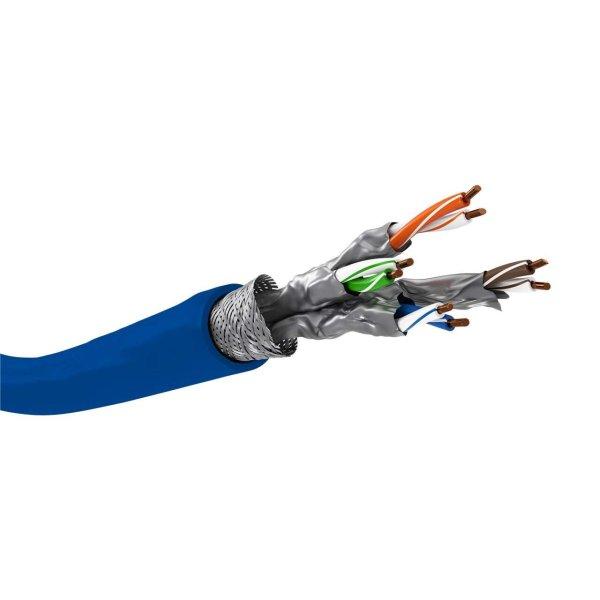 Goobay S/FTP CAT7a Installációs kábel 250m - Kék (91894)
