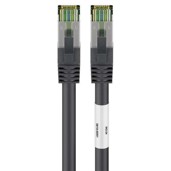 Goobay S/FTP CAT 6A Patch kábel + S/FTP CAT 8.1 nyers kábel 10m - Fekete
(66726)