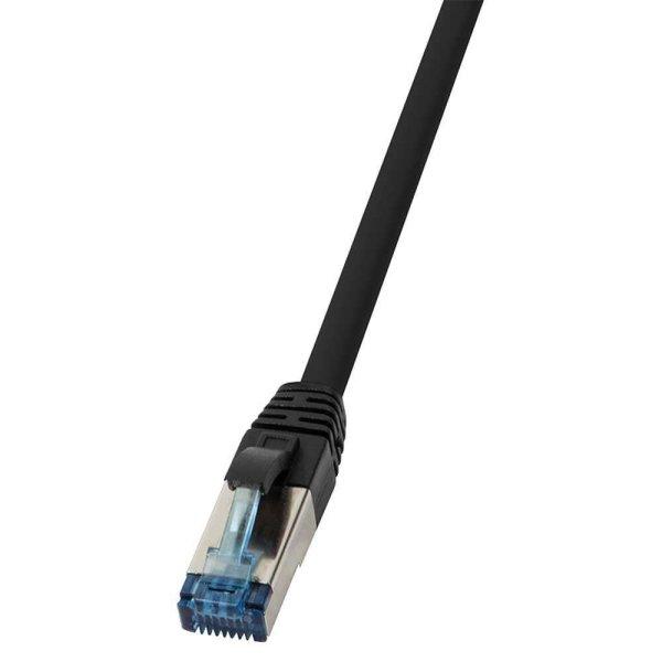 LogiLink S/FTP CAT6a Patch kábel 20m - Fekete (CQ6115S)