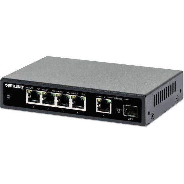 Intellinet 561822 hálózati kapcsoló Gigabit Ethernet (10/100/1000)
Ethernet-áramellátás (PoE) támogatása Fekete (561822)
