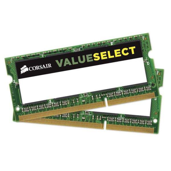 8GB 1600MHz DDR3 Corsair kit  Notebook RAM CL11 (2x4GB) (CMSO8GX3M2C1600C11)
(CMSO8GX3M2C1600C11)