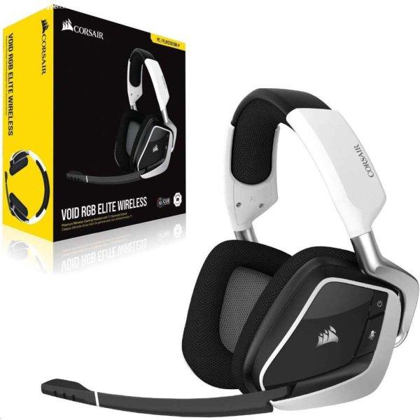 Corsair Gaming Void Elite RGB 7.1 wireless headset fehér (PC, PS4)
(CA-9011202-EU) (CA-9011202-EU)