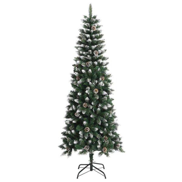 vidaXL zöld PVC műkarácsonyfa állvánnyal 240 cm