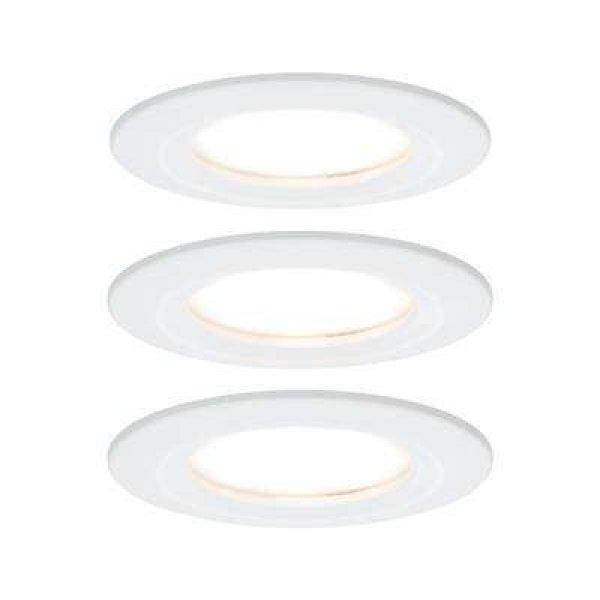 Fürdőszobai beépíthető lámpa 3 részes készlet LED LED 19.5 W IP44
Paulmann Nova Fehér (matt)