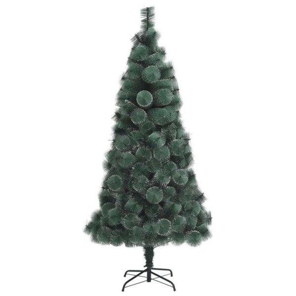 Zöld pet műkarácsonyfa állvánnyal 120 cm