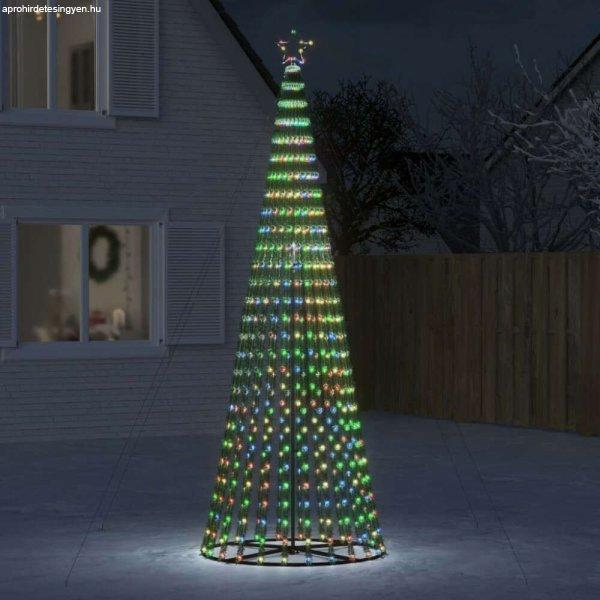 vidaXL színes karácsonyfa fénykúp 688 LED-del 300 cm